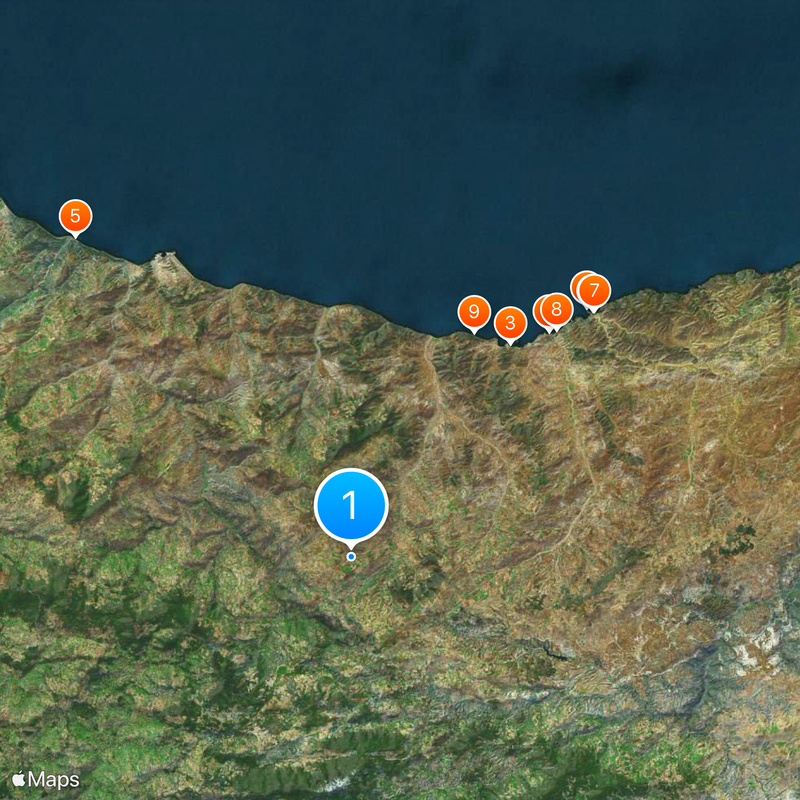 Protectorado español de Marruecos Mapa