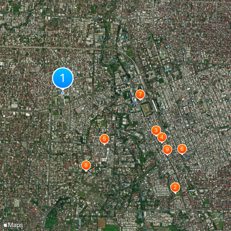Plaza Medan Fair Map