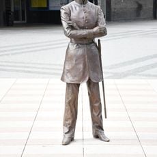 Statue of Jan Perner in Pardubice