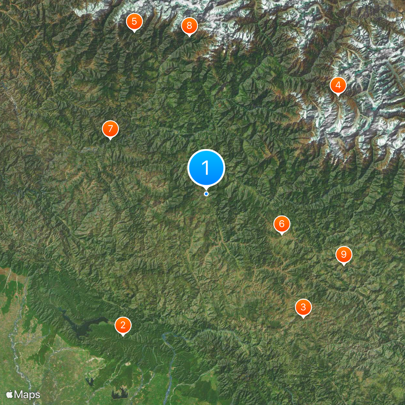 Gairsain Map