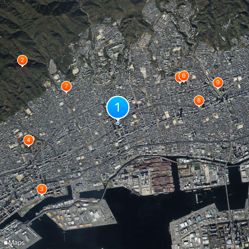 Rokkōmichi Station Map