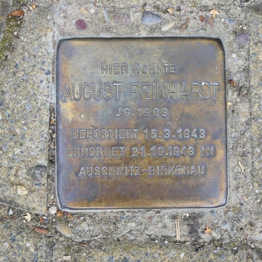 Stolperstein für August Reinhardt