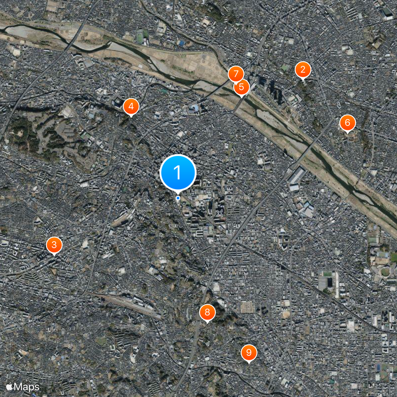 Senzoku Gakuen Junior and Senior High School Map