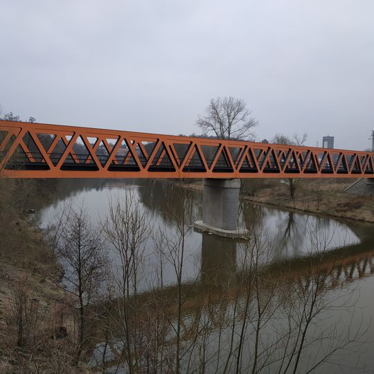 Railway bridge over the Sázava in Týnec nad Sázavou