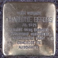 Stolperstein dedicated to Charlotte Berges