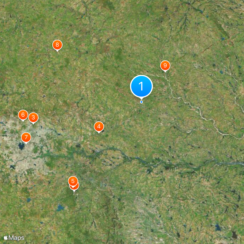 Yadagirigutta Temple Map