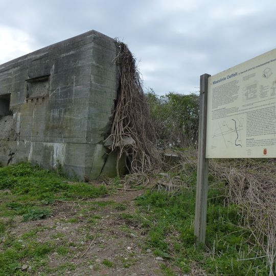 Ruïnes van kazemattenvan het type brug- of rivierkazemat