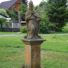 Statue of Saint Nicholas in Třebobuz
