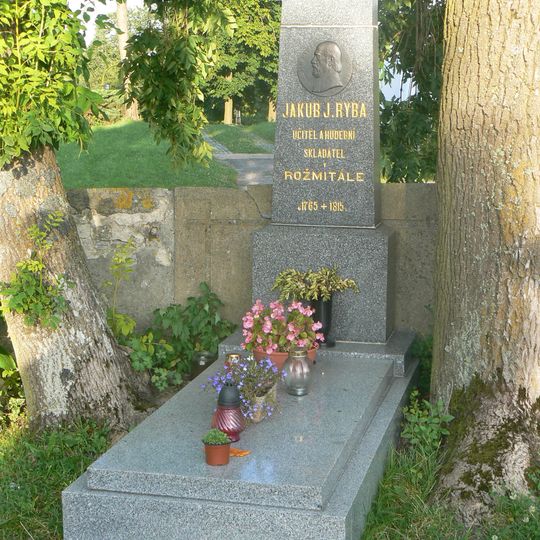 Náhrobek Jakuba Jana Ryby