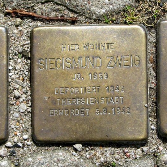 Stolperstein en memoria de Rosa Priebatsch