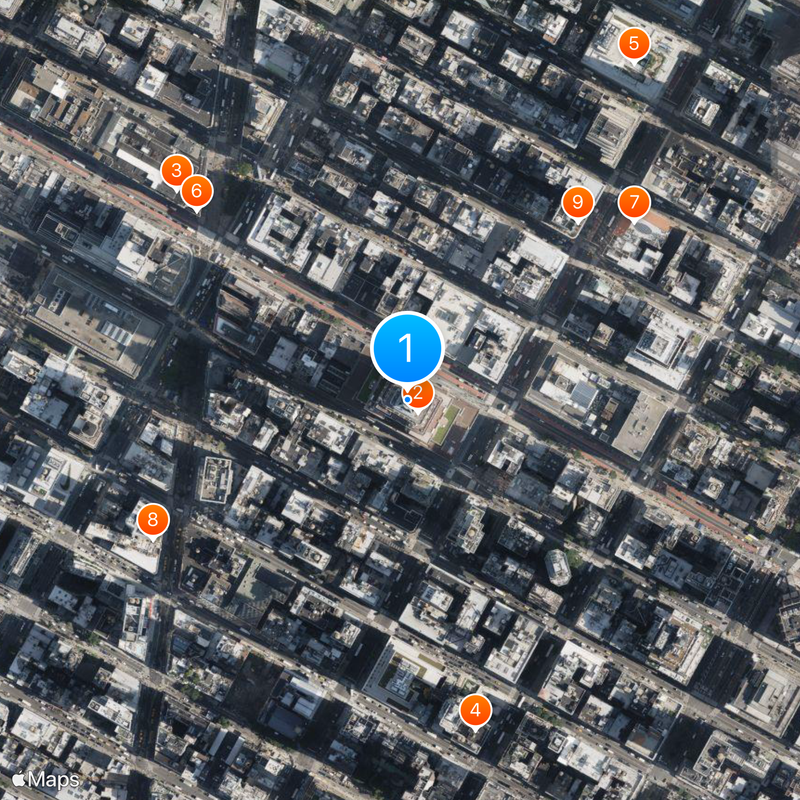 WABC-TV Map