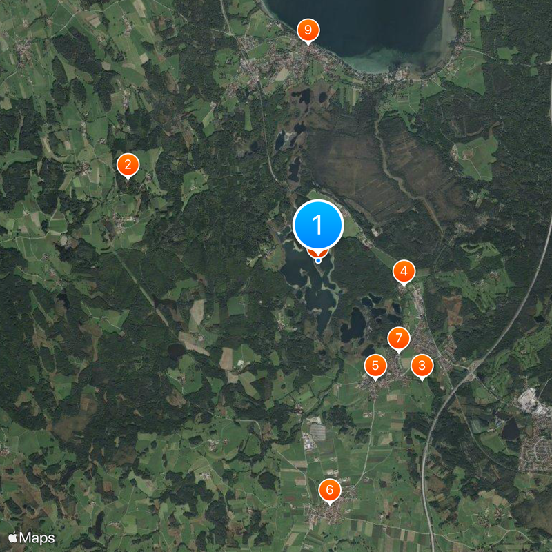 Osterseen Map