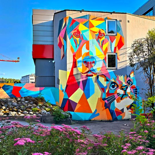 Peinture murale, œuvre d’art