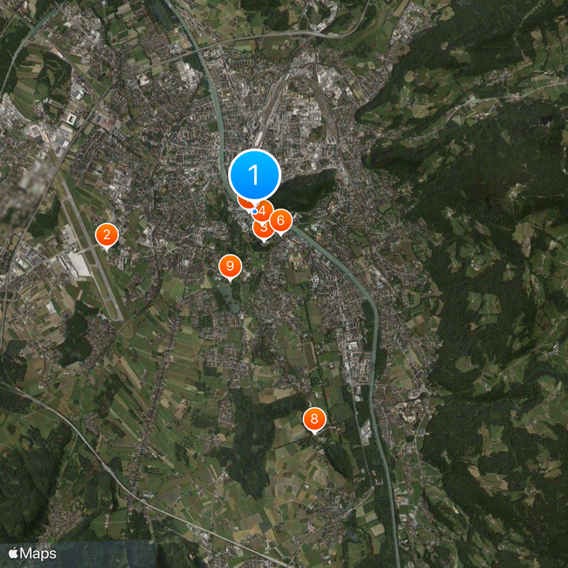 Salzburgo Mapa