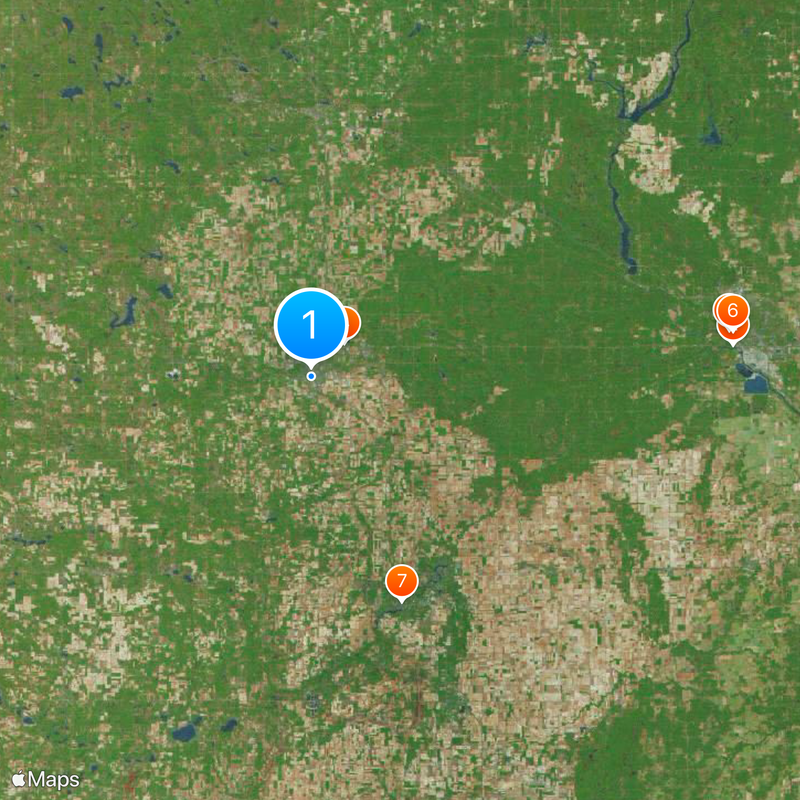Central Michigan Map