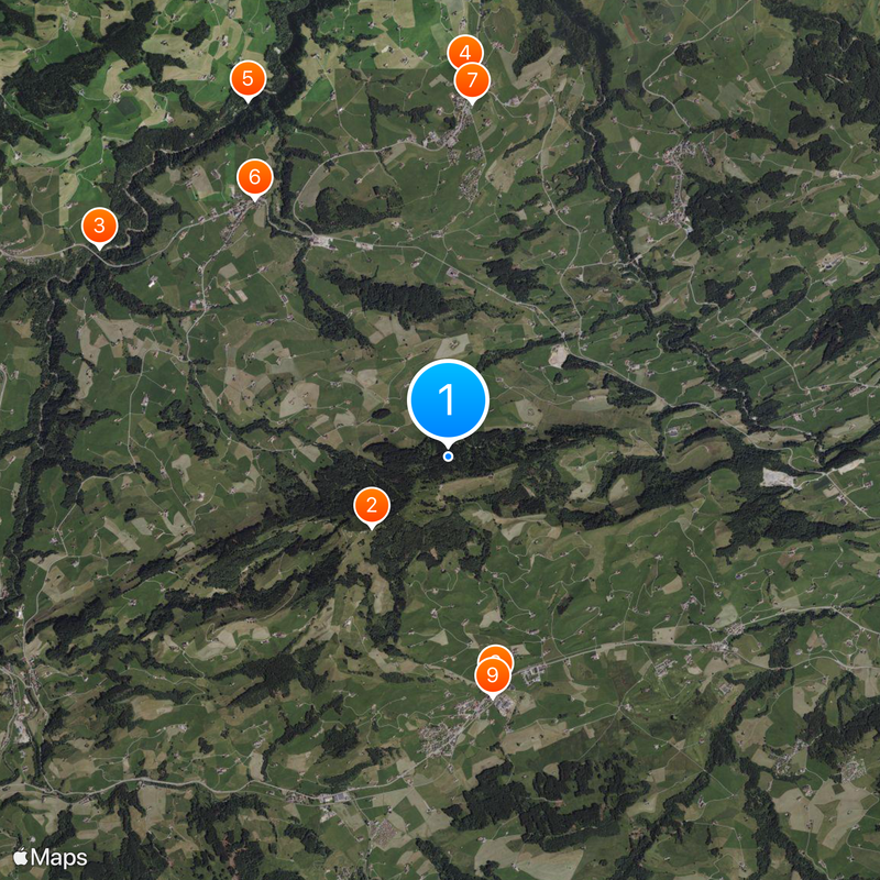 Appenzell Map