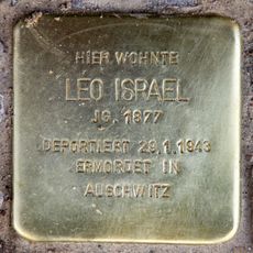 Stolperstein en memoria de Leo Israel