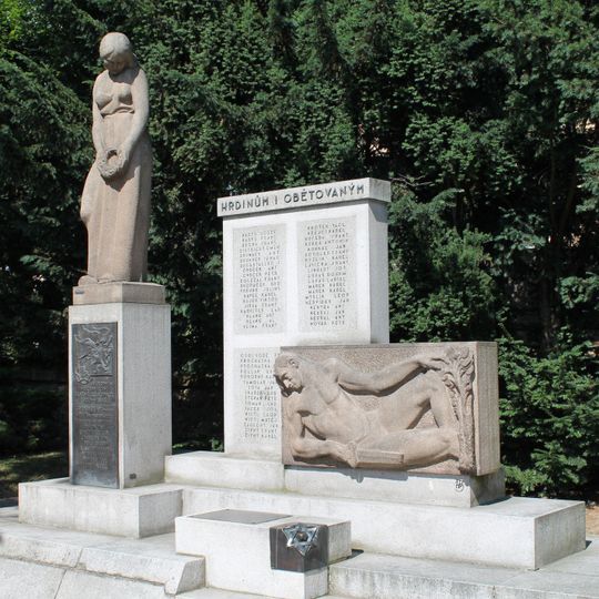 World Wars memorial in Dačice