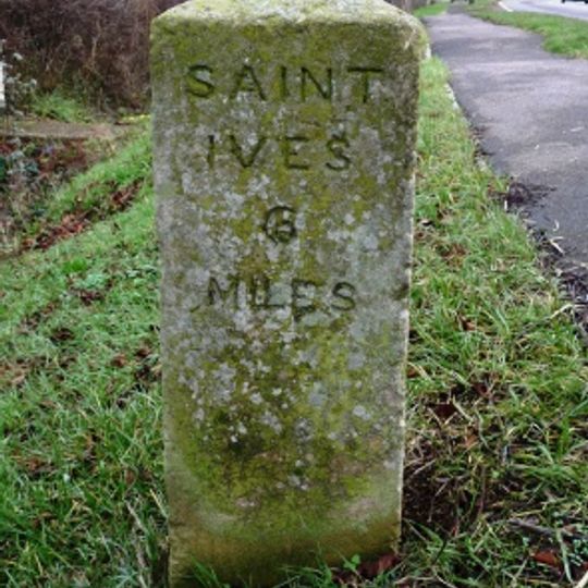 Milestone, Opposite St Mary's Green
