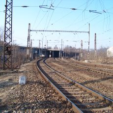 Most trati Praha - Turnov přes trať Praha-Libeň - Praha-Holešovice
