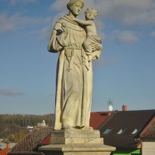 Socha svatého Antonína Paduánského v Letohradě v Komenského ulici