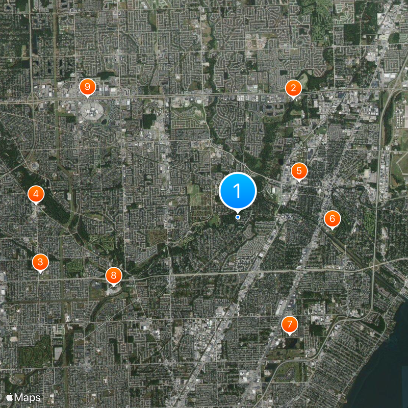 Clinton Township Mapa
