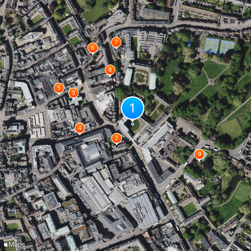 Christ's College Map