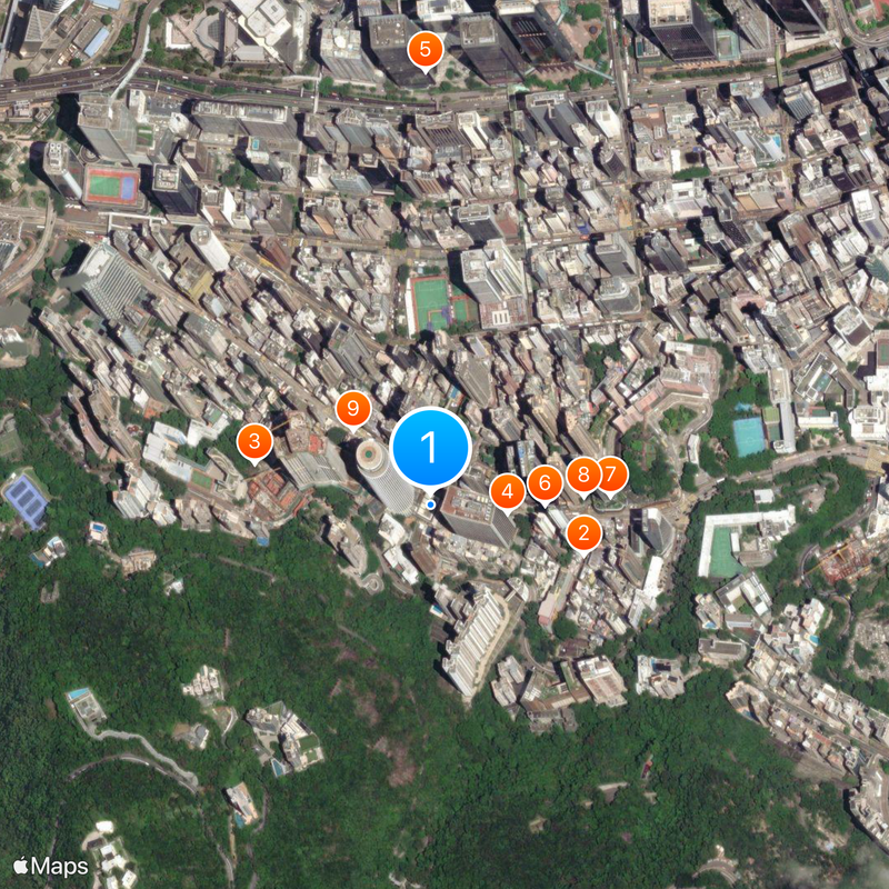 Hopewell Centre Mapa