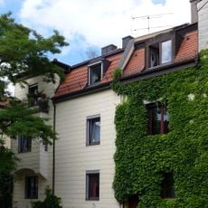 Eckhaus eines Mietshausblock