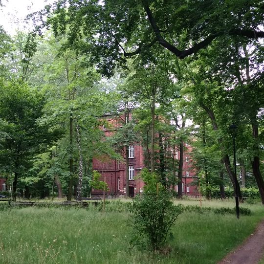 Greenery in the Psychiatric Hospital complex in Rybnik