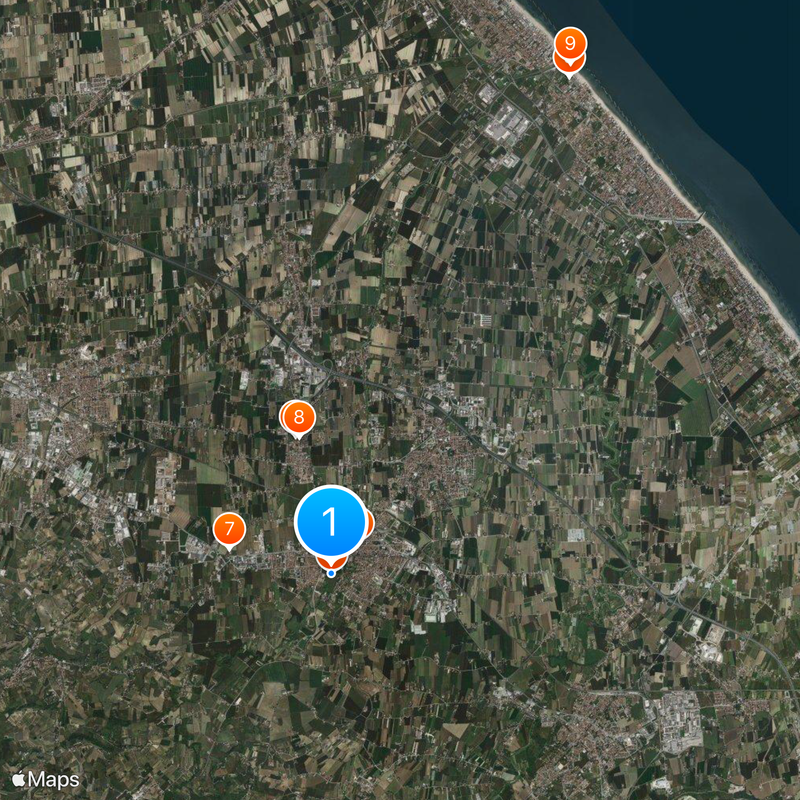 Savignano sul Rubicone Map