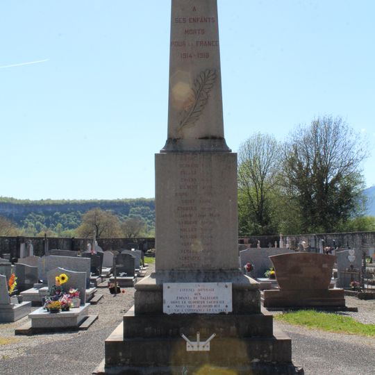 War memorial of Talissieu