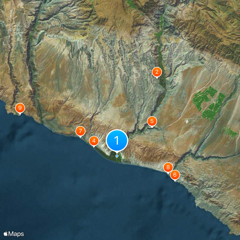 Provincia de Camaná Mapa