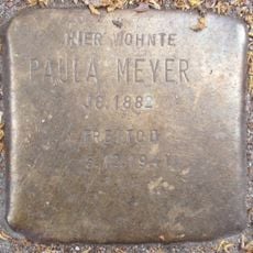 Stolperstein dedicated to Paula Meyer