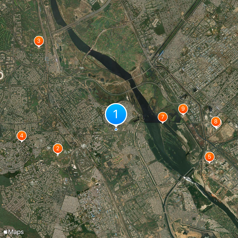 Jamia Millia Islamia Map
