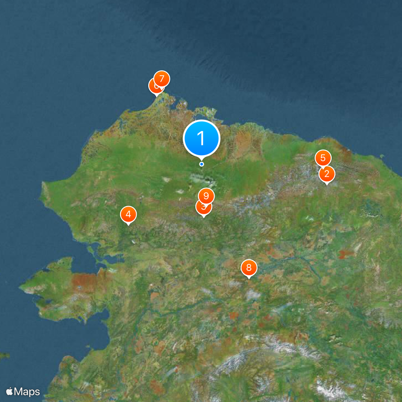 Borough de North Slope Carte