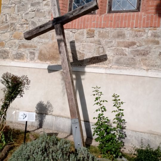 VI. zastavení křížové cesty u kostela na Hluboké