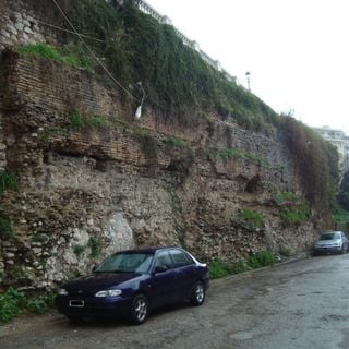Retaining wall of Psilalonia Patras