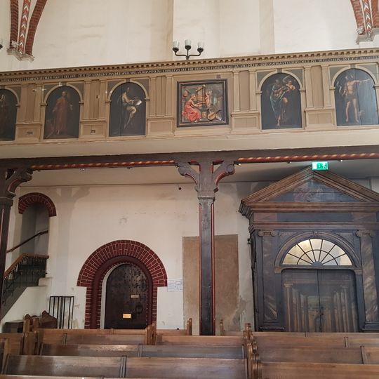 Choir gallery oil paintings in Riga Dome Cathedral