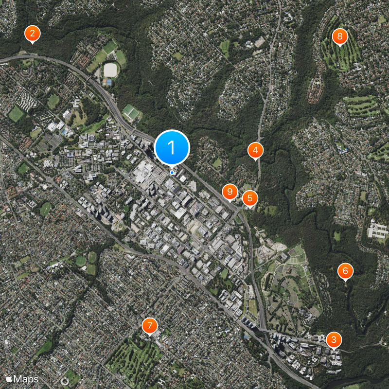 Macquarie Park Map