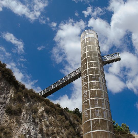 Panoramic elevator of Cartagena