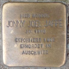 Stolperstein en memoria de Jonny Joel Jaffé