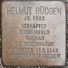Stolperstein dedicated to Helmut Büdgen