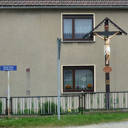 Betkreuz in Horka, Kurze Gasse 2