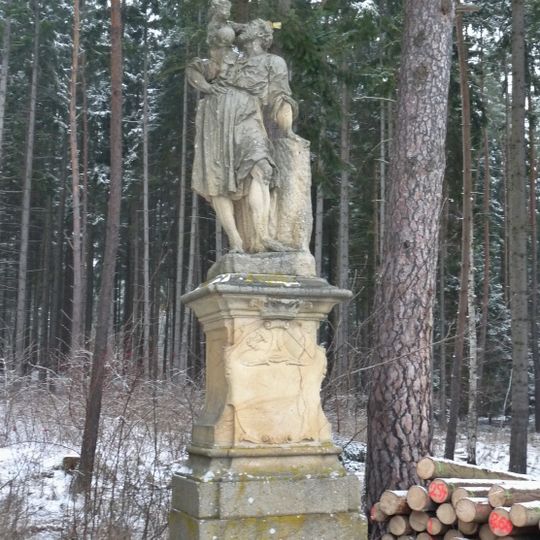 Statue of Saint Christopher in Lipí