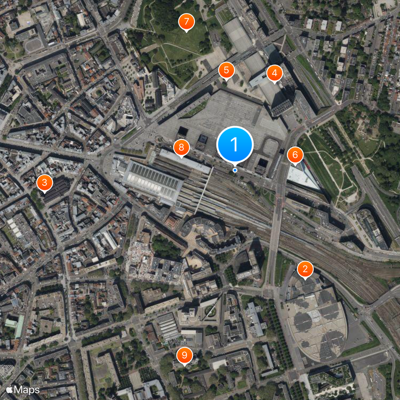 Euralille Map