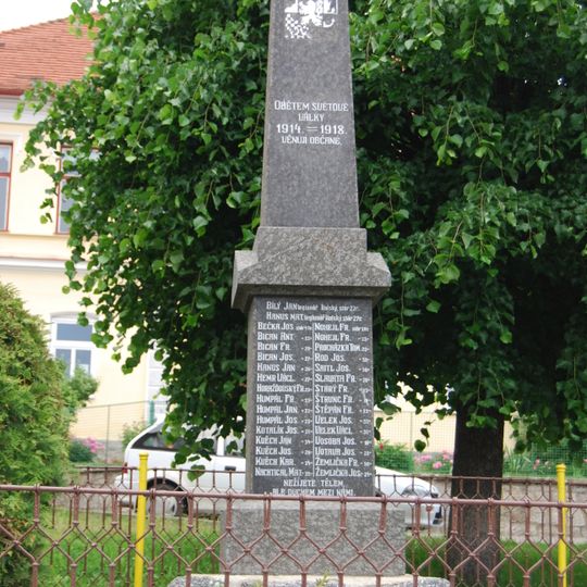 World War I memorial in Kluky