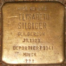 Stolperstein dedicated to Elisabeth Silbiger
