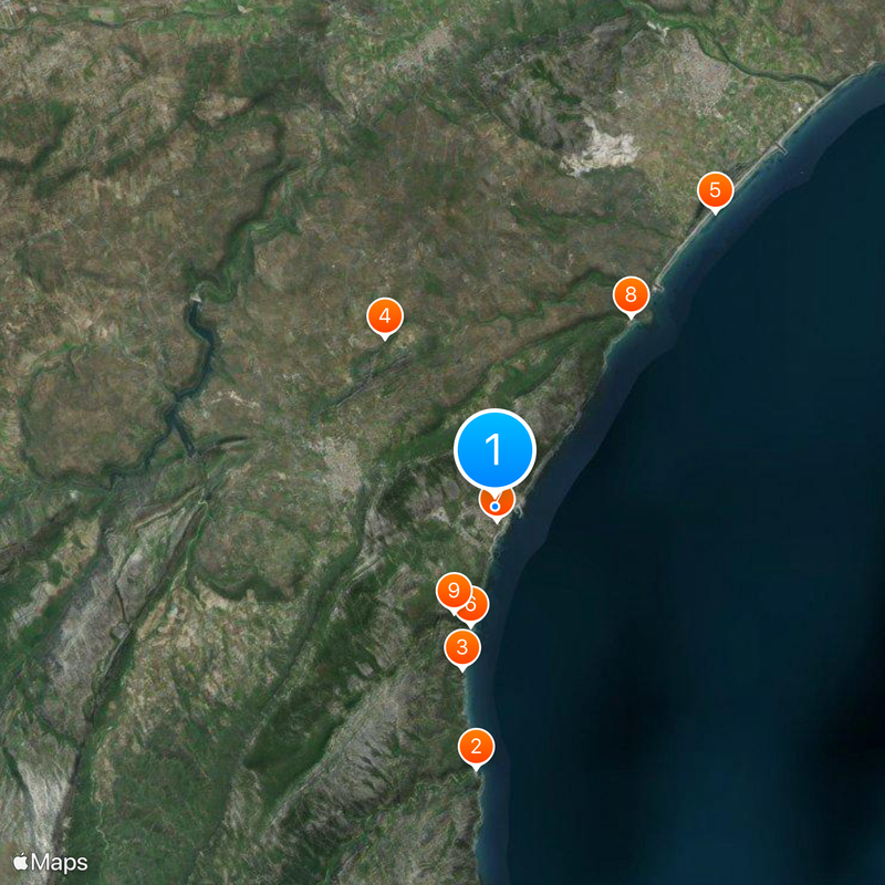 Cala Gonone Map