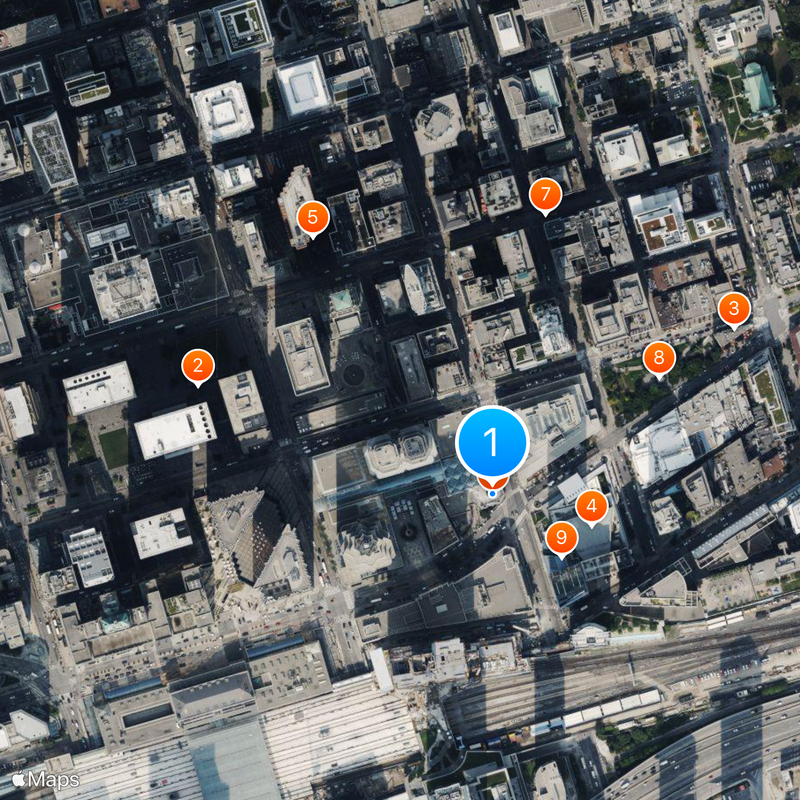 Hockey Hall of Fame Mapa